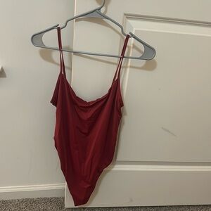 Toast swim one piece red size large from free people!